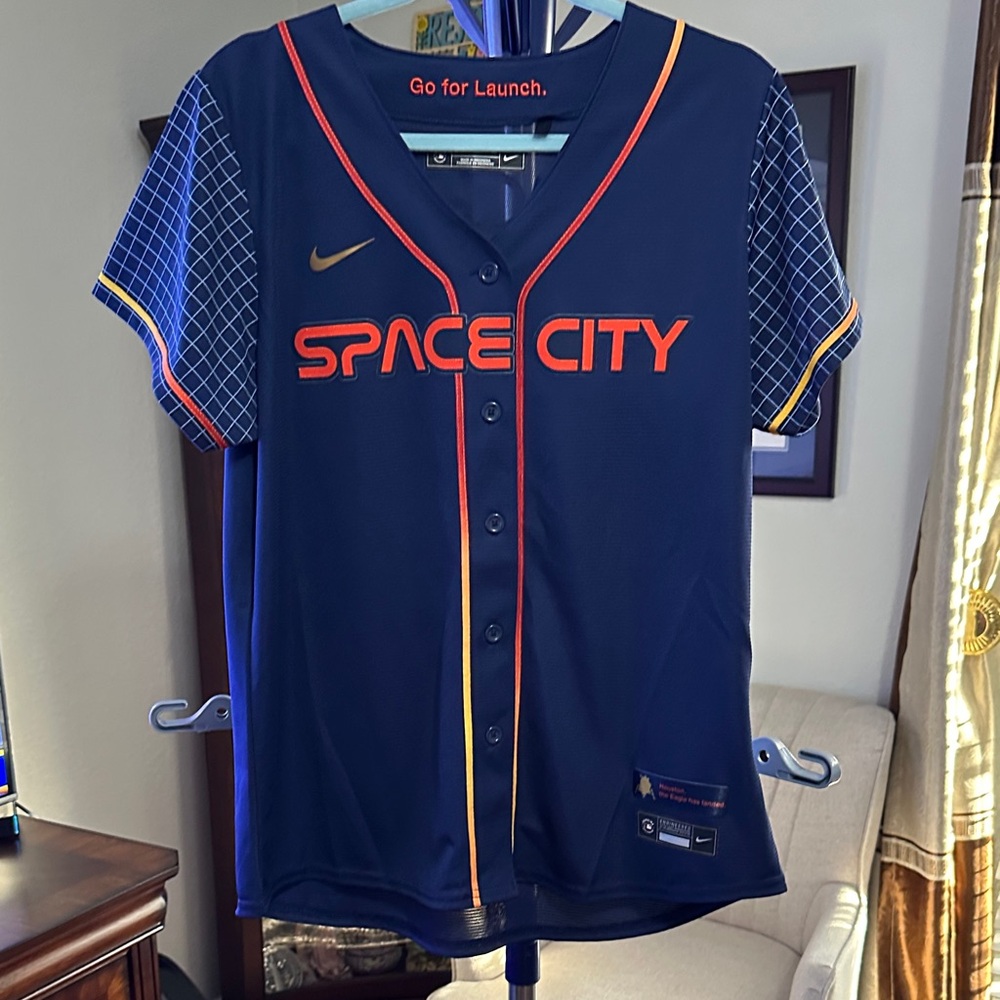 Nike Astros Space City Navy Baseball Jersey